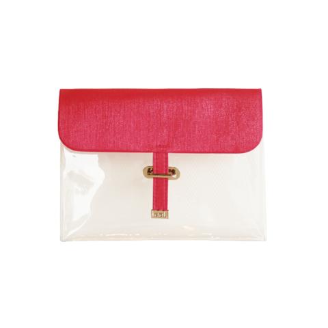 PVC bag with a lip on top