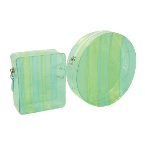 PVC bag, square and round shape