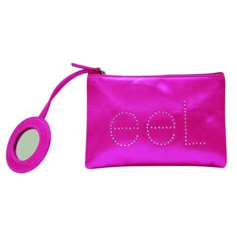 Fushia satin bag