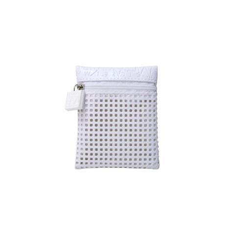 PU cosmetic bag with punches
