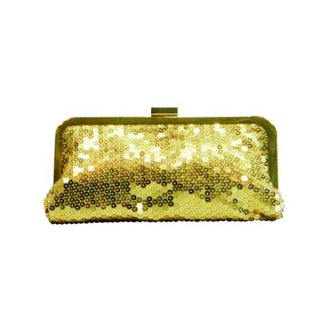 Gold sequins bag