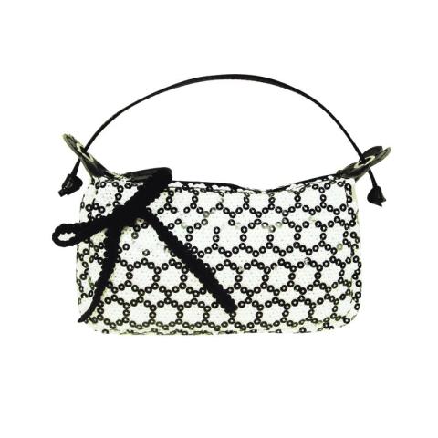 Sequins bag with handle