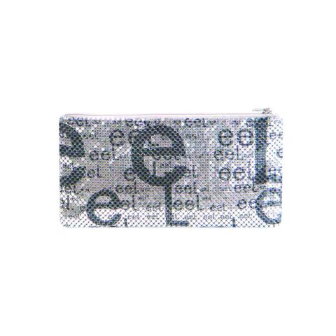 Silver metal mesh bag
