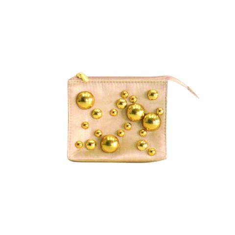 Cosmetic bag with studs