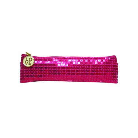 Red sequins bag