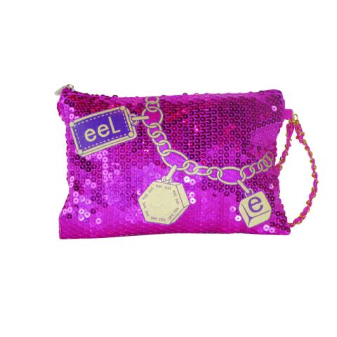 Fushia sequins bag