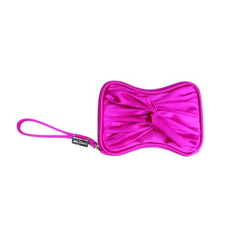 Satin bag with bow