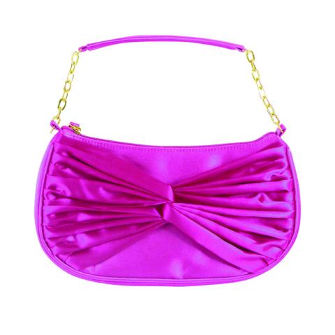 Satin bag with bow