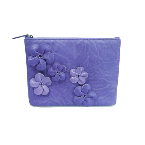 PU bag with flowers