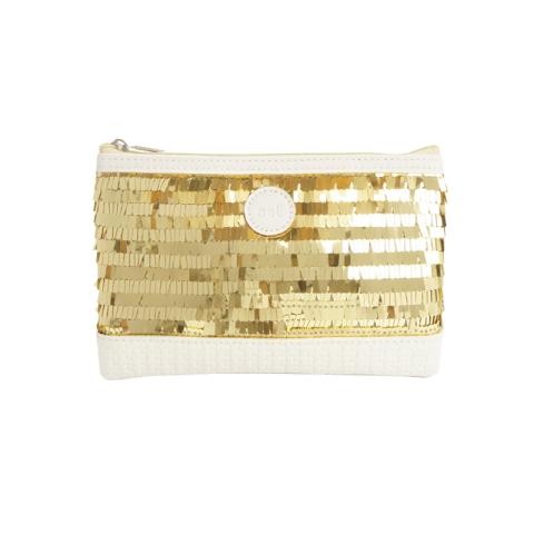 Gold sequins bag