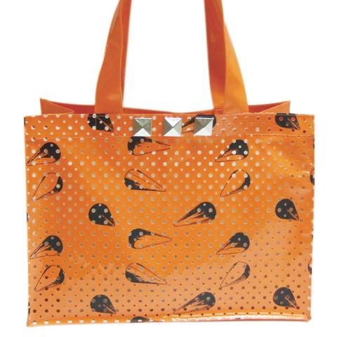 Tote bag with punches