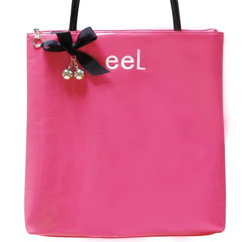 Tote PU bag with bow