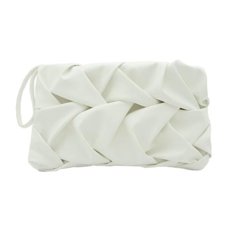 White cosmetic bag