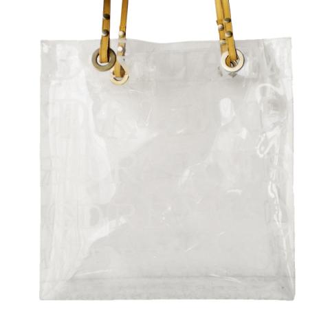 Clear PVC tote bag