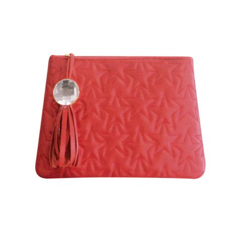 Red bag with embroidery