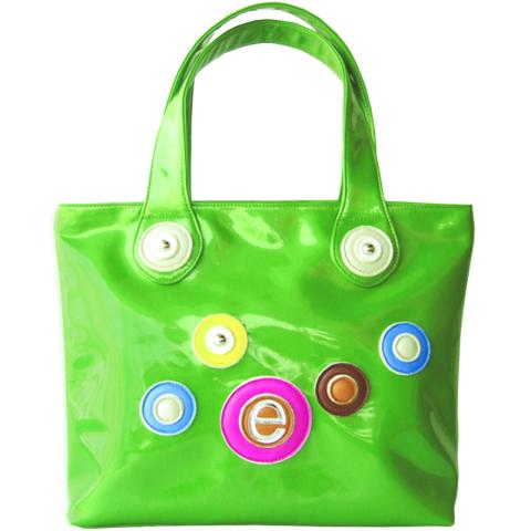 Green tote bag