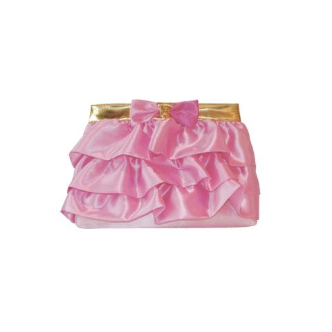 Satin bag with bow