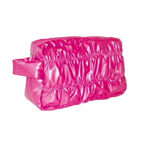 Fuchsia polyester bag