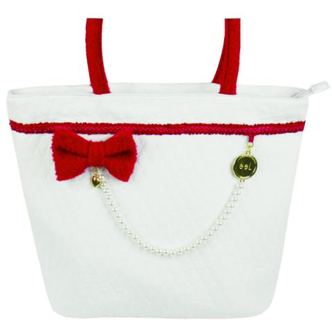 Cotton bag with bow