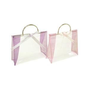 PVC bag with metal handles