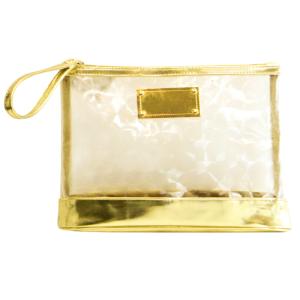 Gold PVC bag