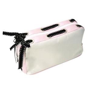 Satin bag with bow