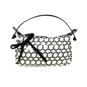 Sequins bag with handle