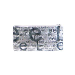 Silver metal mesh bag