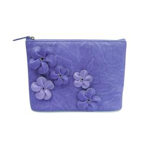 PU bag with flowers
