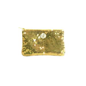 Gold sequins bag
