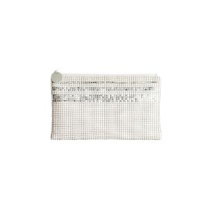 White metal mesh bag