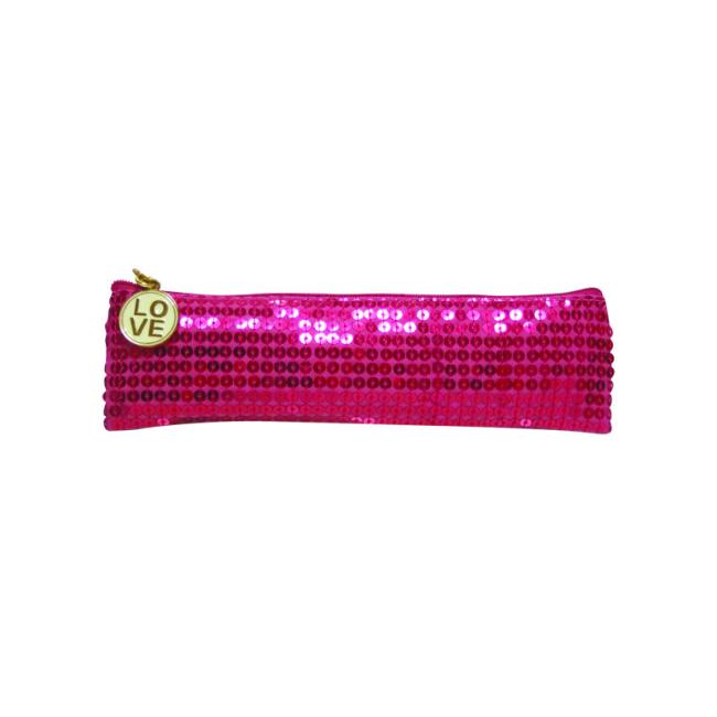 Red sequins bag