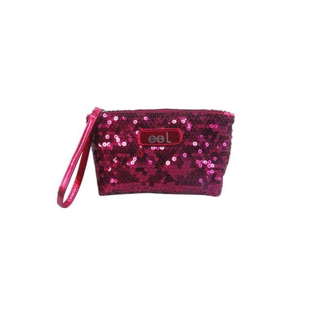 Red sequins bag
