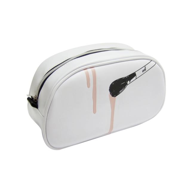 White PU cosmetic bag