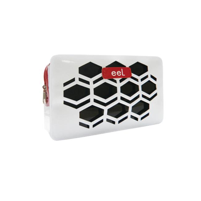 PVC cosmetic bag with mirror inside